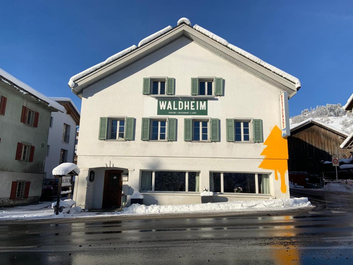 Waldheim Pension Laax Wohnung Exterior photo